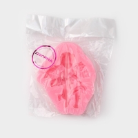 Молд Доляна &laquo;Ангел с гармошкой&raquo;, силикон, 9&times;7,4&times;2 см, цвет МИКС