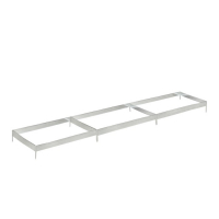 Грядка оцинкованная, 585 &times; 100 &times; 15 см, Greengo