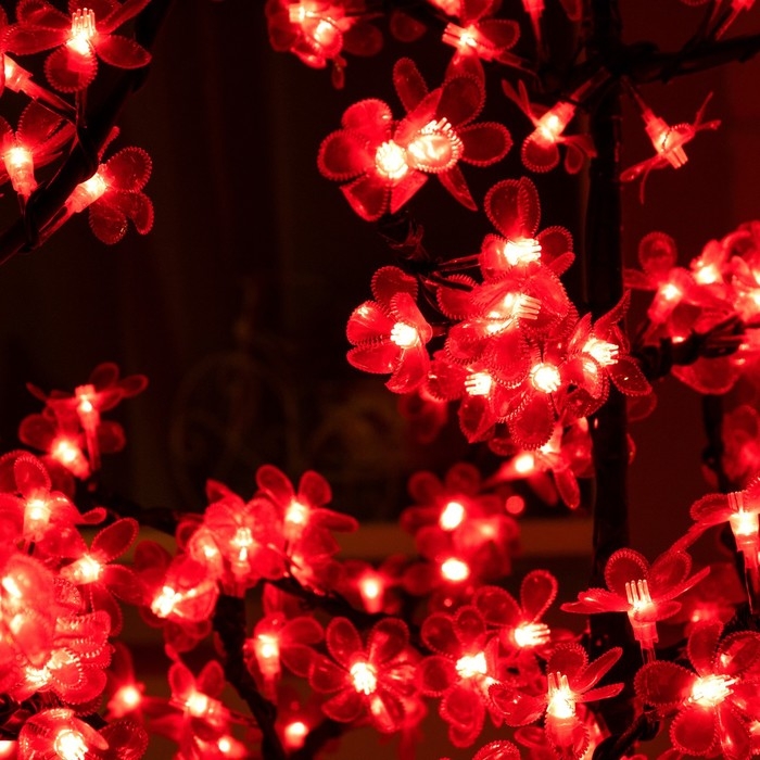 Светодиодное дерево &laquo;Баугиния&raquo; 1.5 м, 480 LED, постоянное свечение, 220 В, свечение красное