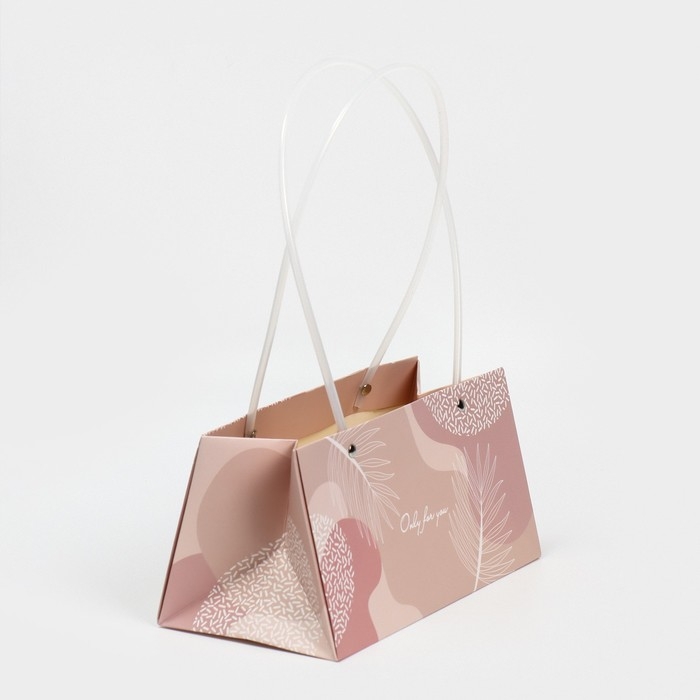 Пакет влагостойкий для цветов &laquo;Only for you&raquo;, 24 х 12 х 12 см