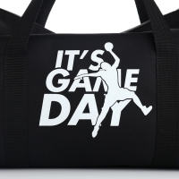 Сумка спортивная мужская, TEXTURA, маленький размер, цвет чёрный