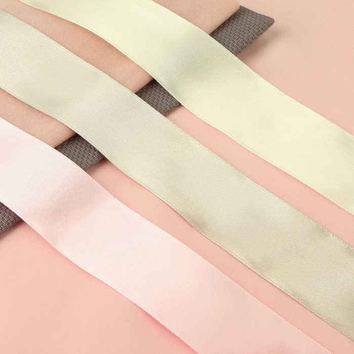 Набор атласных лент &laquo;Тёплый день&raquo;, 3 шт, размер 1 ленты: 40 мм &times; 23 &plusmn; 1 м