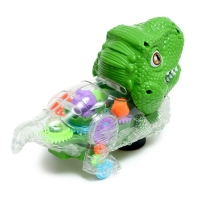 Динозавр &laquo;Тираннозавр&raquo;, работает от батареек, свет, цвет зелёный