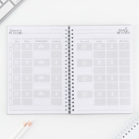 Планинг для записи клиентов А5, 98 листов, на гребне &laquo;LOVE&raquo;