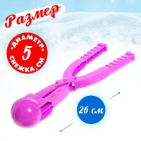 Набор для игры со снегом и песком «Радость», 3 предмета, цвета МИКС Набор для игры со снегом и песком «Радость», 3 предмета, цвета МИКС