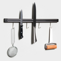 Держатель для ножей магнитный Доляна &laquo;Линия&raquo;, с крючками, 51 см