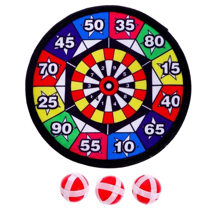 Дартс липучка &laquo;Иллюзия&raquo;, 3 шарика