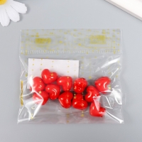 Набор бусин для творчества пластик "Алые сердца" 16 гр 1,5х1,5 см Набор бусин для творчества пластик "Алые сердца" 16 гр 1,5х1,5 см