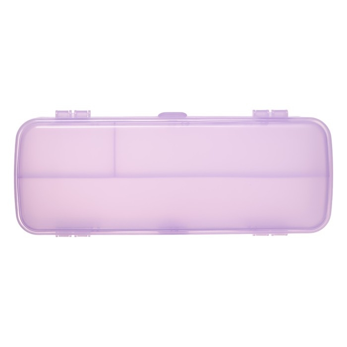 Пенал пластиковый футляр 75 х 210 х 45 deVENTE Box, 4 отделения, розовый 7020453