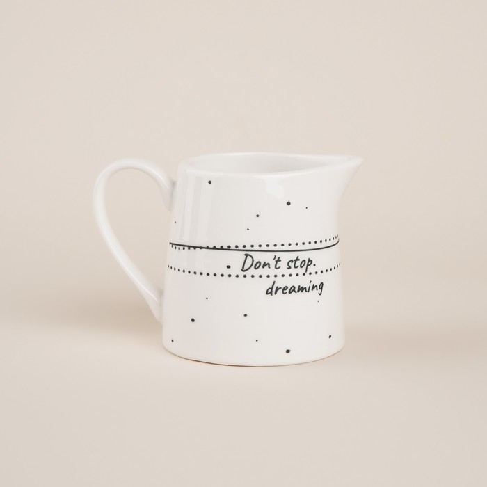 Сливочник фарфоровый SL Home &laquo;Милый дом&raquo;, 200 мл, цвет белый