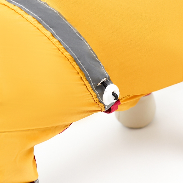 Комбинезон для собак, демисезонный, размер S (ДС 21-23, Ог 31-33, ОШ 23-25 см), жёлтый Комбинезон для собак, демисезонный, размер S (ДС 21-23, Ог 31-33, ОШ 23-25 см), жёлтый