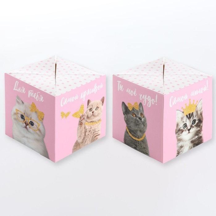 Бум-открытка &laquo;Твой подарочек&raquo;, шары , 12 х 18.5 см