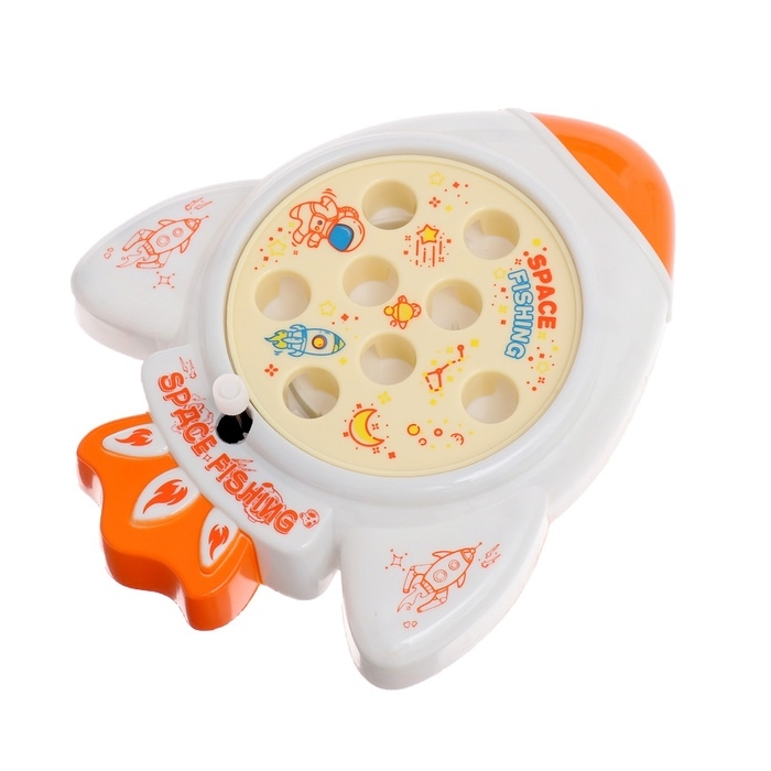 Рыбалка заводная &laquo;Ракета&raquo;, 8 рыбок, с удочкой, МИКС