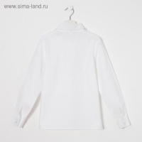 Блузка для девочки, цвет белый, рост 128 см Блузка для девочки, цвет белый, рост 128 см