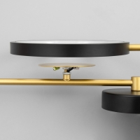 Бра "Лорри" LED 50Вт 3000-6000К черно-золотой 20х11х57 см Бра "Лорри" LED 50Вт 3000-6000К черно-золотой 20х11х57 см