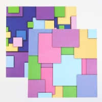 Набор бумаги для скрапбукинга &laquo;Яркая геометрия&raquo;, 12 листов, 30.5 х 30.5 см, 180 г/м&sup2;