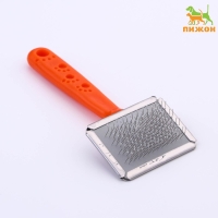 Пуходерка "Лапки" малая с каплями, 6 х 12 см, оранжевая Пуходерка "Лапки" малая с каплями, 6 х 12 см, оранжевая