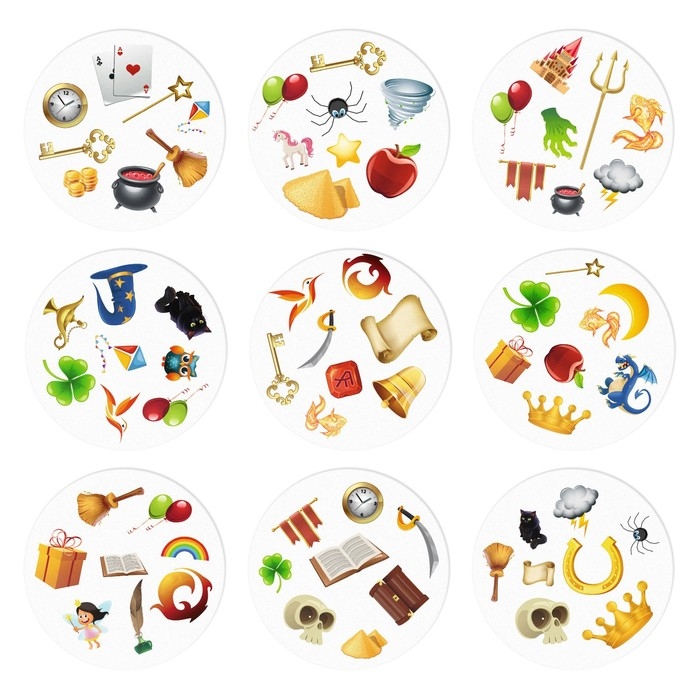 Настольная игра на реакцию и внимание &laquo;Дуббль. Волшебный&raquo;, 55 карт, 5+