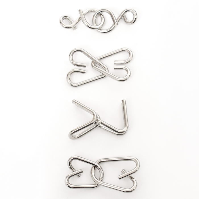 Головоломка металлическая &laquo;Деньги мира&raquo;, набор 8 шт.