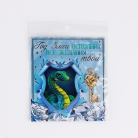 Ключ сувенирный новогодний &laquo;Новый год: Исполнит желания&raquo;, 2 х 5.1 см