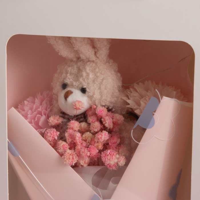 Ночник &laquo;Букет&raquo; (заяц) LED 3хAG10 8х17х29см