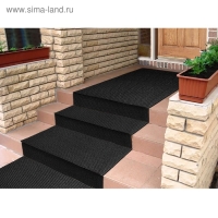 Покрытие ковровое щетинистое &laquo;Травка&raquo;, 0,9&times;15 м, в рулоне, цвет чёрный