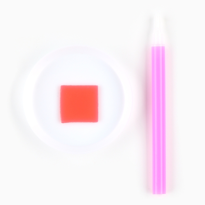 Алмазная мозаика наклейка для детей &laquo;Модная девчуля&raquo;, 9 х 9 см, набор для творчества