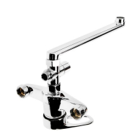 Cмеситель для ванны Accoona A7030, однорычажный, с душевым набором, латунь, хром Cмеситель для ванны Accoona A7030, однорычажный, с душевым набором, латунь, хром