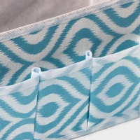 Органайзер для мелочей Доляна &laquo;Лагуна&raquo;, 3 кармана, 25&times;12&times;15 см, цвет бирюзовый