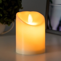 Ночник пластик "Большая свеча" от батареек 3ААА 7,5х7,5х10 см RISALUX Ночник пластик "Большая свеча" от батареек 3ААА 7,5х7,5х10 см RISALUX