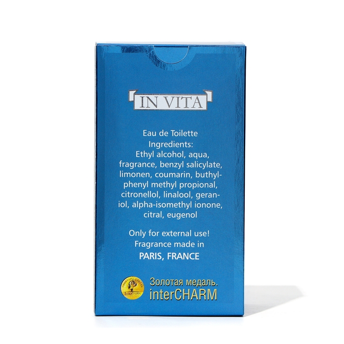 Туалетная вода для мужчин In vita, 100 мл
