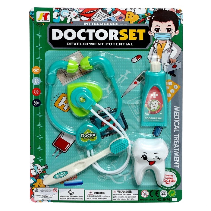 Набор доктора &laquo;Маленький стоматолог&raquo;, 4 предмета