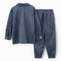 Костюм детский KAFTAN "Velvet", размер 38 (146-152), синий Костюм детский KAFTAN "Velvet", размер 38 (146-152), синий