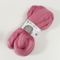 Шерсть для валяния 100% полутонкая шерсть 50гр (266-Ликёр) Шерсть для валяния 100% полутонкая шерсть 50гр (266-Ликёр)