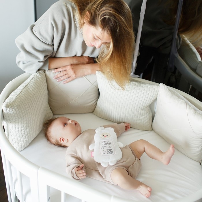 Мягкая игрушка 3 в 1 &laquo;Зайка&raquo; с метрикой, с вишнёвыми косточками, 19,5 см