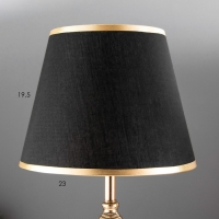 Лампа настольная "Луиза" 1x60Вт E27 черный 25х25х41см
