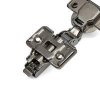 Петля полунакладная с эксцентриком softly clap, цвет черный никель, 2 шт. Петля полунакладная с эксцентриком softly clap, цвет черный никель, 2 шт.