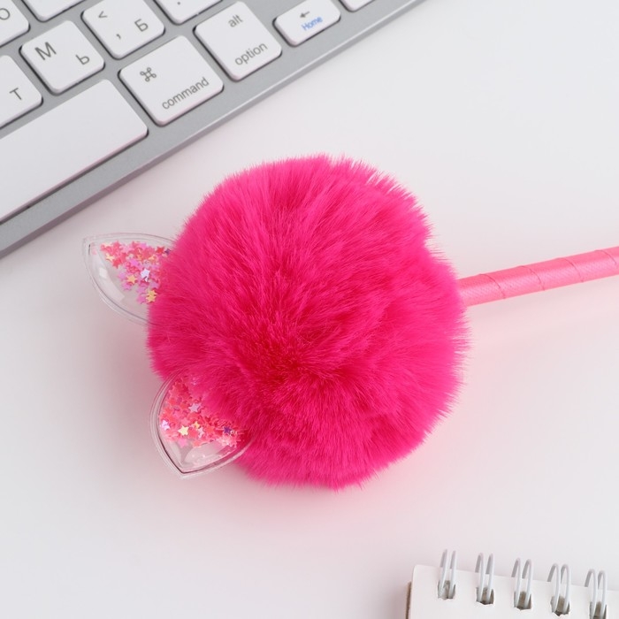 Ручка прикол шариковая синяя паста &laquo;Для тех у кого лапки&raquo; пластик