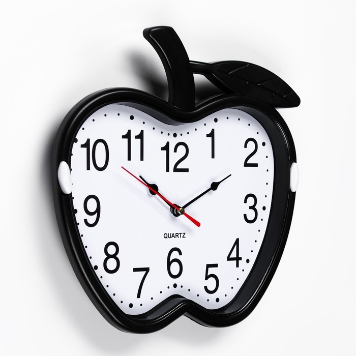 Часы настенные для кухни Часы настенные для кухни "Яблоко", d-26 см