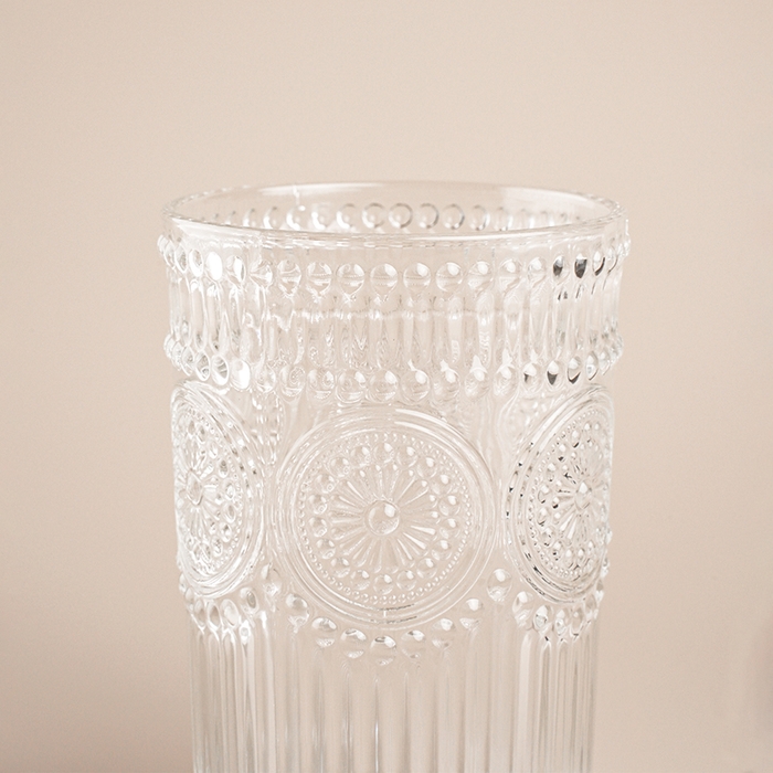 Набор стаканов стеклянный SL Home &laquo;Ларго&raquo;, 400 мл, 8&times;13 см, цвет прозрачный