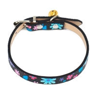 Ошейник рельефный с цветочным принтом, 30 х 1 см, микс цветов