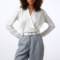 Ремень женский, ширина 3,5 см, пряжка серебро, цвет белый Ремень женский, ширина 3,5 см, пряжка серебро, цвет белый