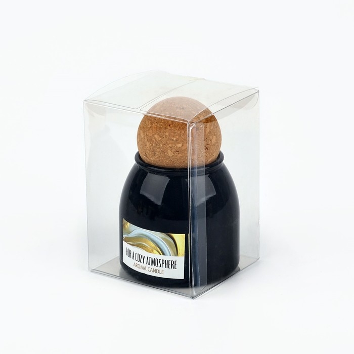 Свеча ароматическая в стекле &laquo;For a cozy atmosphere&raquo;: спелая дыня, 9 х 6,5 см.