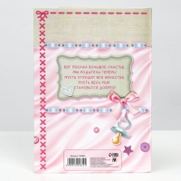 Папка для свидетельства о рождении &laquo;О рождении девочки&raquo;, А5