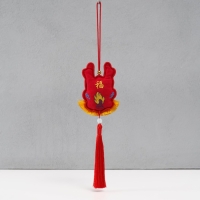 Подвеска-саше текстиль "Дракон" красная 2х7,5х24 см Подвеска-саше текстиль "Дракон" красная 2х7,5х24 см