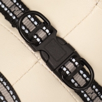 Комплект амуниции светоотражающий, размер S, ОГ 35-60 см, стропа 1,5 см, серый Комплект амуниции светоотражающий, размер S, ОГ 35-60 см, стропа 1,5 см, серый