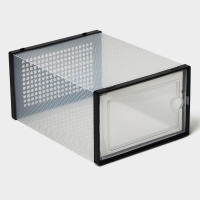 Коробка для хранения обуви с дверцей Доляна Large size, 26&times;33,5&times;16,5 см, 2 шт