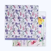 Бумага для скрапбукинга &laquo;Акварельные цветы&raquo;, 30,5 х 32 см, 180 г/м&sup2;