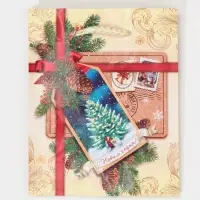 Пакет подарочный новогодний ламинированный &laquo;С Новым годом!&raquo;, S 11.5 х 14.5 х 5.5 см