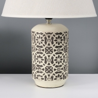 Настольная лампа с абажуром RISALUX &laquo;Ивела&raquo;, Е27, 40 Вт, 30&times;30&times;39 см